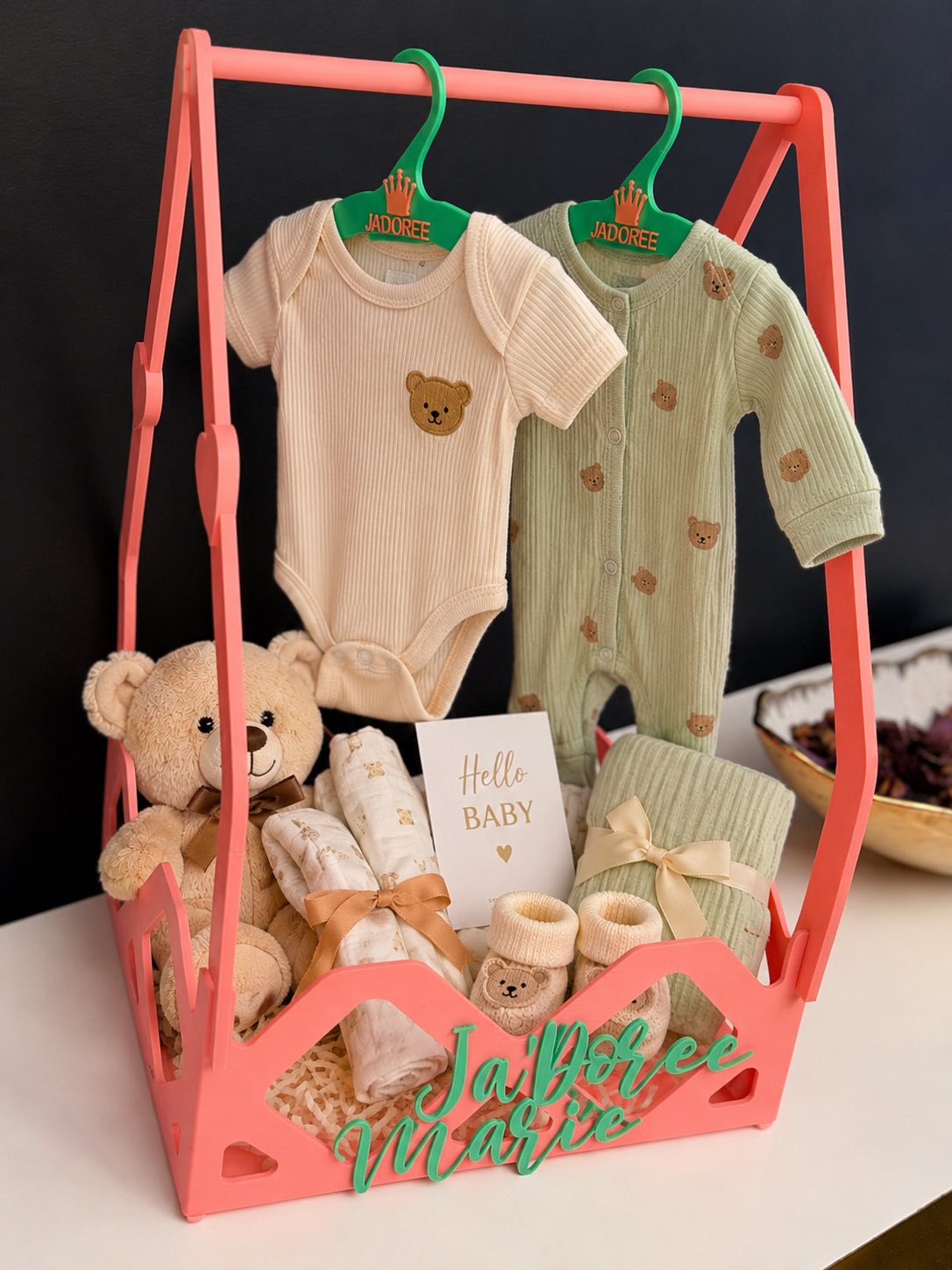 Personalized Baby Gift Box Display