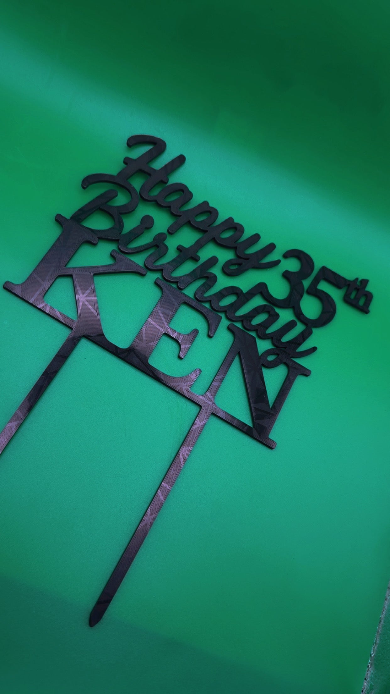 3D Printed Cake Toppers