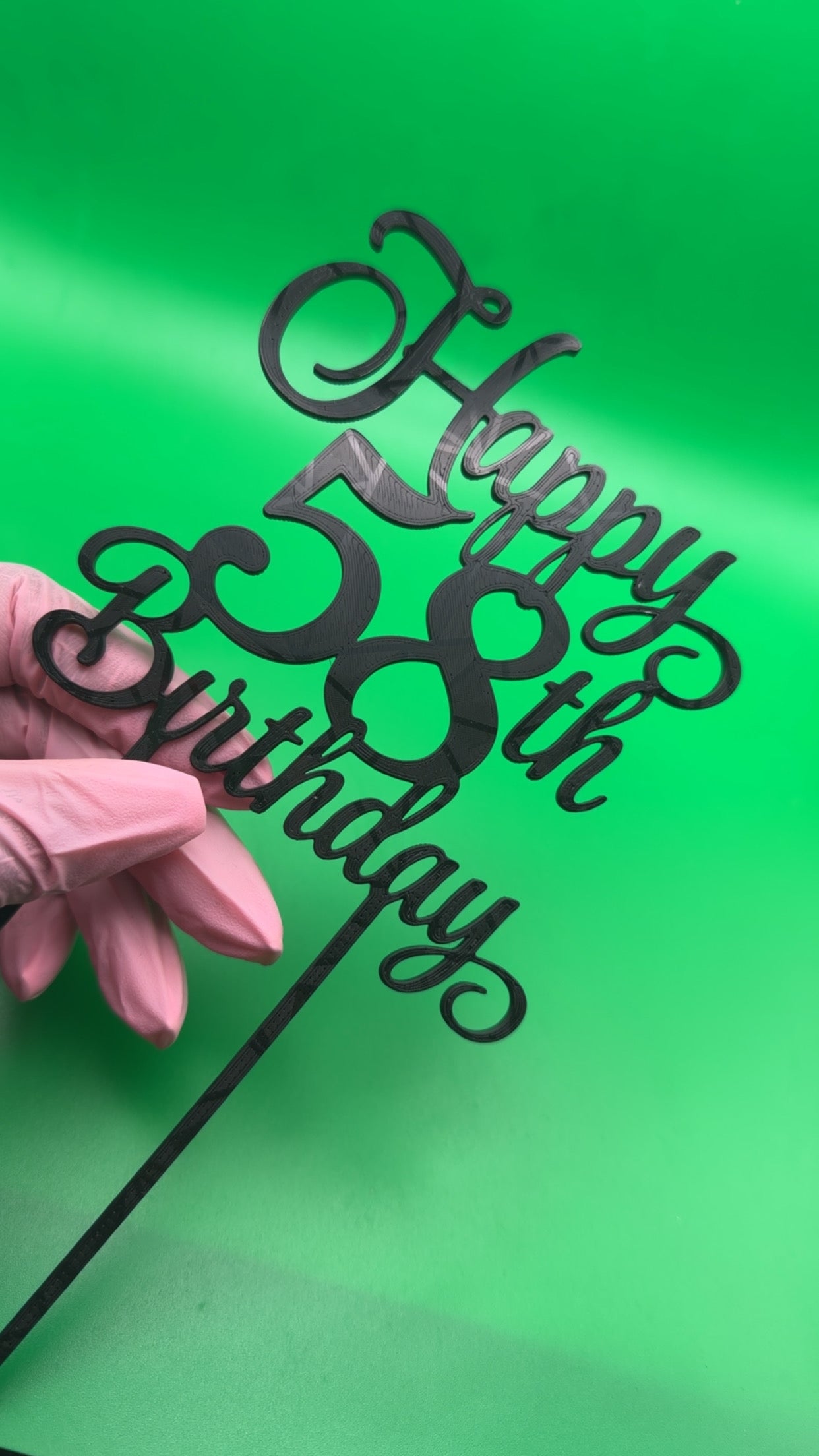 3D Printed Cake Toppers